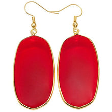 Red Pyrope Dangler earrings