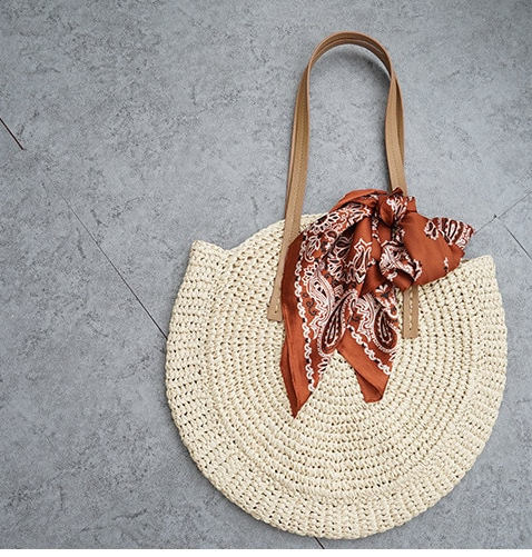 Handmade Straw bags- 4 colors