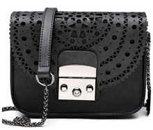 Leather Hollow pattern-Hakoba bag