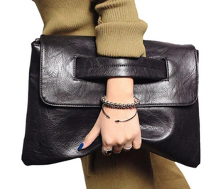 Ladies Envelope Clutch with wrist handle