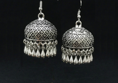 The Indian jhumkas