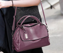 Purple rectangle zipped Tote