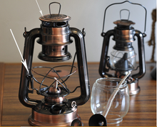 Mediterranean style Hurricane lamp