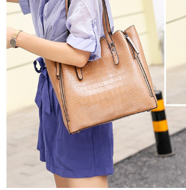 Extendable Khaki bag