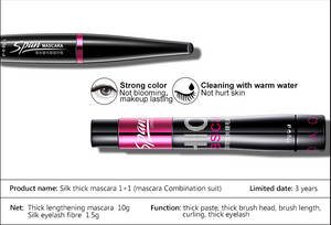 BIOAQUA- Volume pumping Maskara-1+1 Pack