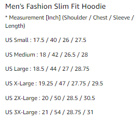 Mens slim fit hoodie