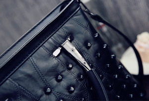 Rivet patchwork bag