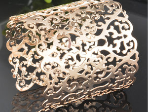 Hollow heart design small cuffs - 2 colors