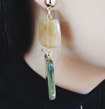 Two squared earrings