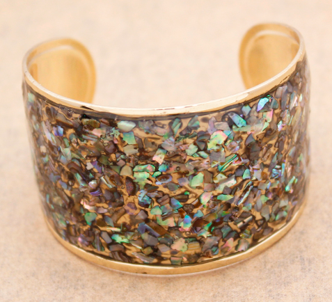 Handmade tribal rustic cuff