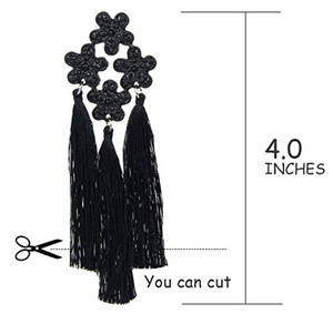 Hanging garden earrings- Adjustable length!