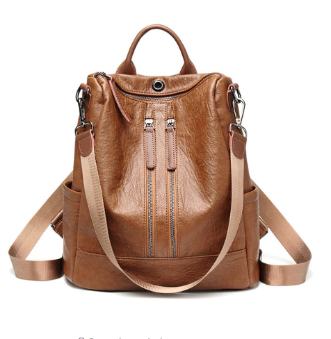 'Beauty plus Brains' backpack ( with headphone passage hole)