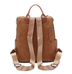 'Beauty plus Brains' backpack ( with headphone passage hole)
