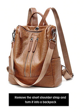 'Beauty plus Brains' backpack ( with headphone passage hole)