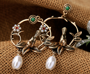 The birds' cage earrings
