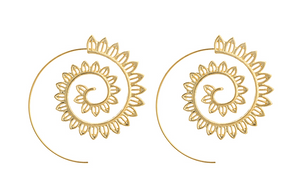 Spiral whirlpool earrings - Check out all the Latest 7 designs!