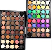 40 Shade palette eye shadow- Metal, Smoky, Matte and Bronzer chocolate bars