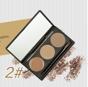 Professional 2 eyebrow PLUS 1 bronzing powder set