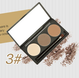 Professional 2 eyebrow PLUS 1 bronzing powder set