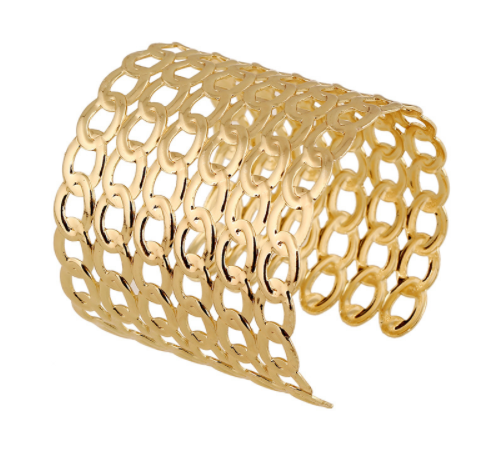 Interlocked chain cuff