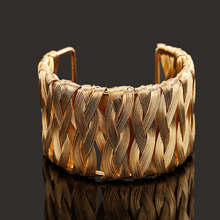 Messenger bag (navy) + Stunning woven cuff