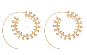 Spiral whirlpool earrings - Check out all the Latest 7 designs!