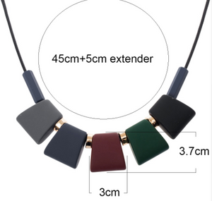 Wood 5 pendant neck piece