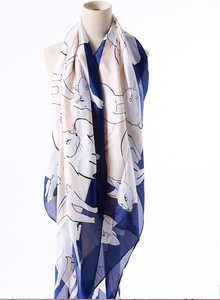 Cat Print scarf