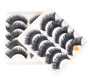 10 Pairs handmade false eyelashes