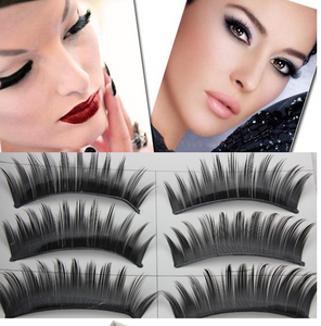 10 Pairs handmade false eyelashes