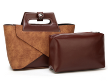 Flap over bag+ pouch - 3 colors