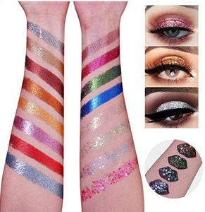 16 Glitter eye shadow palette