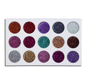 15 colors glitter eye shadow - New shades