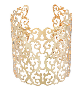Hollow heart design small cuffs - 2 colors