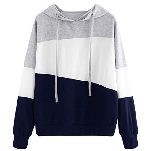 Hoodie tri striped - 2 fun colors