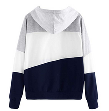 Hoodie tri striped - 2 fun colors