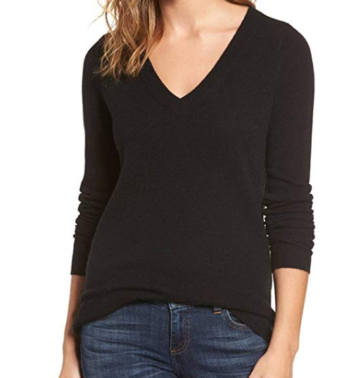 Knitted V Neck sweater