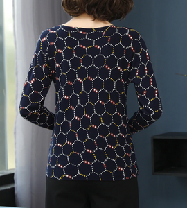 Honeycomb sweater