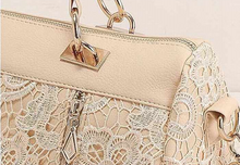 Laced Beige bag