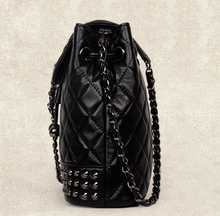 Genuine sheepskin rivet bag