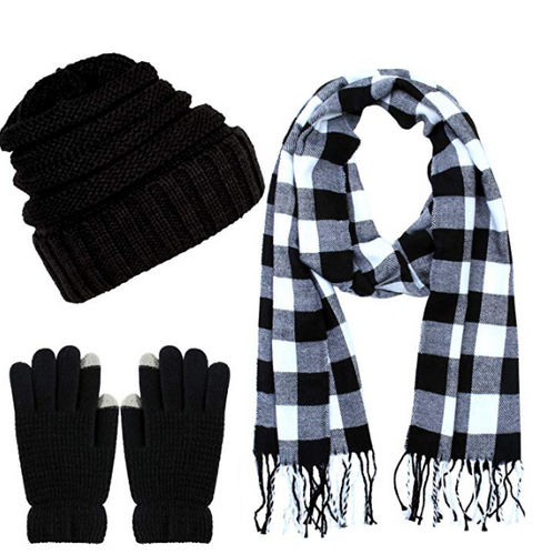 Warm set- Cap gloves scarf