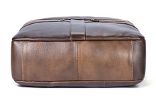 Simple messenger bag- Black/ Coffee