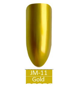 Metallic finish nail polish