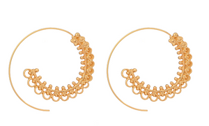 Spiral whirlpool earrings - Check out all the Latest 7 designs!