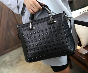 Rivet patchwork bag