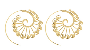 Spiral whirlpool earrings - Check out all the Latest 7 designs!