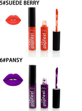 Popfeel liquid lipsticks (Matte once dry)