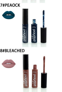 Popfeel liquid lipsticks (Matte once dry)