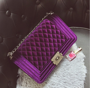 Sequinced messenger bag with a lock - 8 colors!