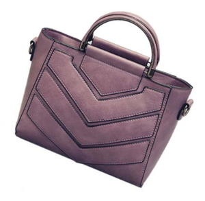Purple V- Design messenger bag (Small)